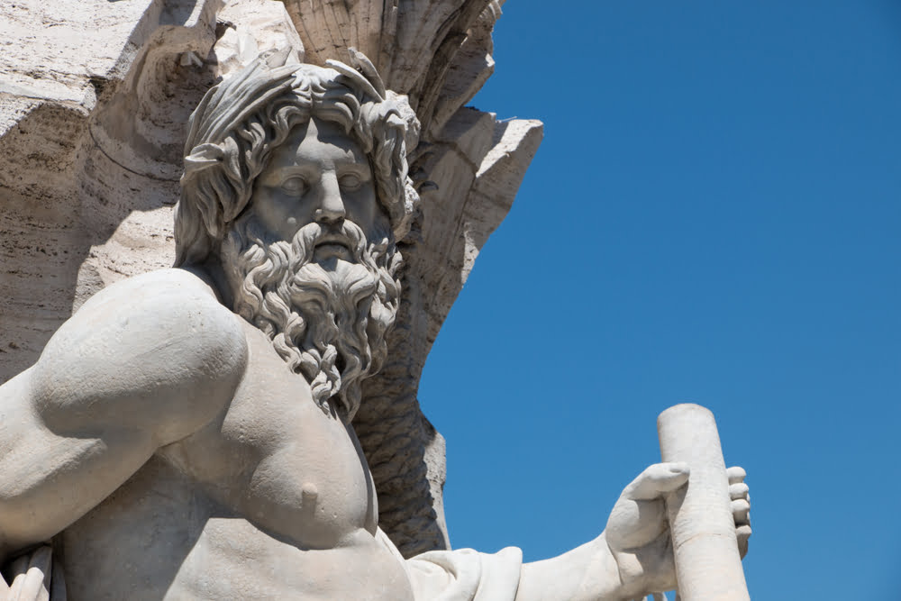 عکس مجسمه زئوس در یونان